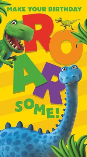 Picture of DINOSAUR ROARSOME BIRTHDAY CARD